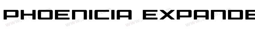 Phoenicia Expanded字体转换